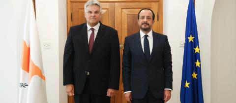 Ν. Χριστοδουλίδης σε Γερμανό Πρέσβη: Θα συνεχίσουμε τον στενό συντονισμό ενόψει της Προεδρίας