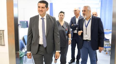 Αυτοψία Δαμιανού στο ΤΑΕΠ του νοσοκομείου Λάρνακας-«Αποδεικνύει τη δέσμευση της Κυβέρνησης για αναβάθμιση των νοσηλευτηρίων»