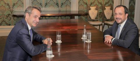 Ξεκάθαρο μήνυμα Μητσοτάκη-«Δεν θα δεχτούμε τετελεσμένα. Έχω εξαιρετική σχέση με τον Χριστοδουλίδη, αμοιβαίας εμπιστοσύνης»