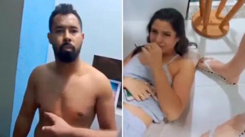 ΒΙΝΤΕΟ: Σκάνδαλο στη Βραζιλία... Τσάκωσαν ημίγυμνο ιερέα με αρραβωνιαστικιά πιστού-Κρυβόταν κάτω από νεροχύτη