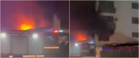 ΒΙΝΤΕΟ: Τυλίχθηκε στις φλόγες κατάστημα ηλεκτρικών ειδών στον Στρόβολο