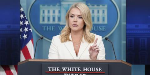 «Η μάνα σου»-H απίστευτη απάντηση της Λέβιτ σε δημοσιογράφο που ρώτησε για την επιλογή της Βουδαπέστης στη συνάντηση Τραμπ-Πούτιν