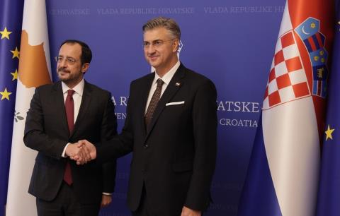 Κροατία και Κύπρος συμφωνούν σε όλα τα στρατηγικά ζητήματα εξωτερικής πολιτικής