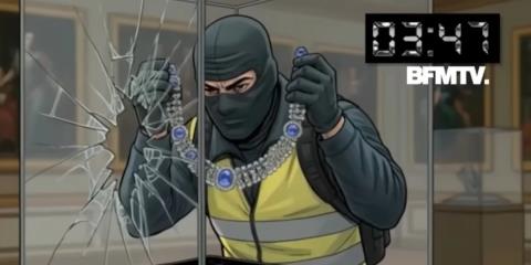 ΒΙΝΤΕΟ: Οι Γάλλοι έκαναν αναπαράσταση της κλοπής στο Λούβρο με AI κινούμενα σχέδια αλά Marvel