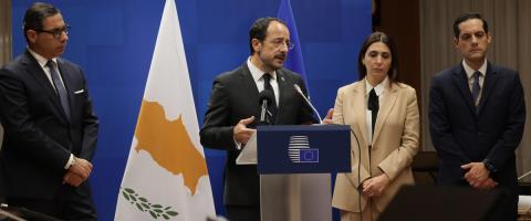 Ζήτησε ρεαλιστικούς ευρωπαϊκούς στόχους, έθεσε στο επίκεντρο την πρωτοβουλία της για τη Γάζα η Κύπρος στις Βρυξέλλες