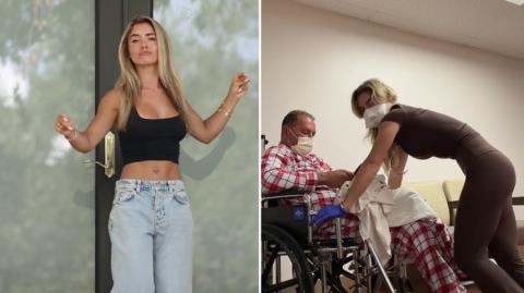 ΒΙΝΤΕΟ: Χόρευε δίπλα στον άρρωστο πατέρα της μέσα στο νοσοκομείο-Θύελλα αντιδράσεων για influencer