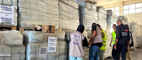 Υλικό για καταφύγια στη Γάζα μέσω του θαλάσσιου διαδρόμου του Αμάλθεια ανακοίνωσε το Υπουργείο Εξωτερικών (pics)