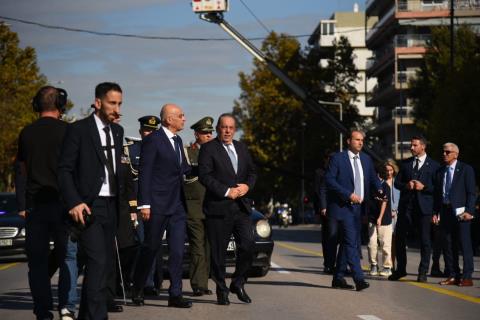 Στην Θεσσαλονίκη ο Πάλμας για την παρέλαση της 28ης Οκτωβρίου-«Γιορτή των ελεύθερων ανθρώπων η επέτειος 28ης Οκτωβρίου»