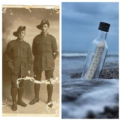 Βρέθηκαν μηνύματα στρατιωτών του Α’ Παγκοσμίου Πολέμου σε μπουκάλι γραμμένα πριν από περισσότερα από 100 χρόνια