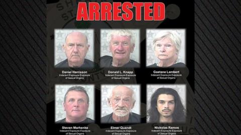 Γυμνιστές στην Φλόριντα γδύθηκαν σε λάθος ακτή και συνελήφθησαν για έκθεση