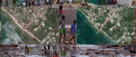 Τραγικές εικόνες από το πέρασμα του τυφώνα Μέλ