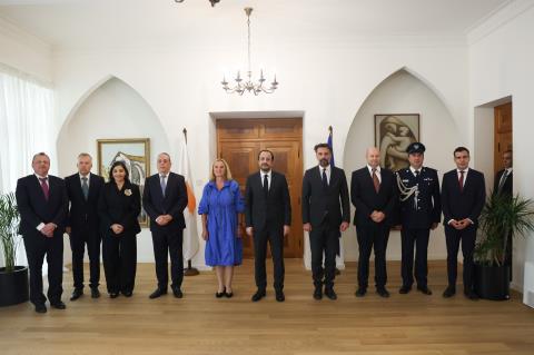 Ευχαρίστησε την Τσεχία για τη θέση αρχών που τηρεί στο θέμα του Κυπριακού.