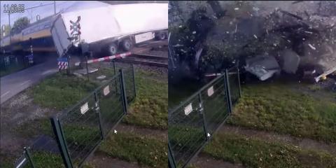 Τρομακτική σύγκρουση επιβατικού τρένου με φορτηγό στην Ολλανδία-Πέντε τραυματίες