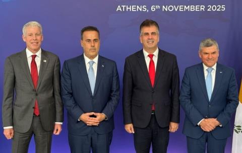 Επαναβεβαίωσαν τη δέσμευσή τους για συνεργασία Ευρώπης-Ισραήλ στον τομέα των ενεργειακών υποδομών οι 3+1