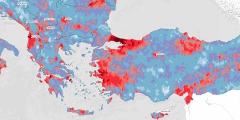Νέος διαδραστικός ευρωπαϊκός χάρτης σεισμικού κινδύνου-Χτύπησαν «κόκκινο» περιοχές στην Κύπρο
