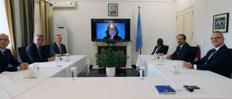 Συμμετέχει μέσω τηλεδιάσκεψης στη συνάντηση Προέδρου και Ερχιουρμάν η Ολγκιν-Παρών ο Μεχμέτ Ντάνα, πιθανός νέος Τ/κ διαπραγματευτής