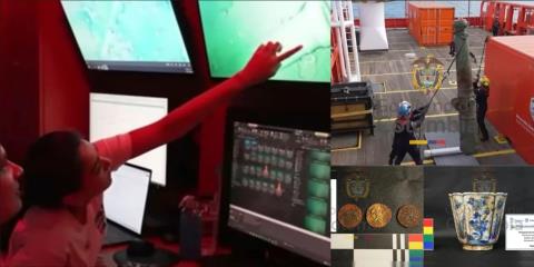 ΒΙΝΤΕΟ: Ανακτήθηκαν τα πρώτα κομμάτια θησαυρού 20 δισ. δολαρίων από ναυάγιο ισπανικής γαλέρας 300 ετών