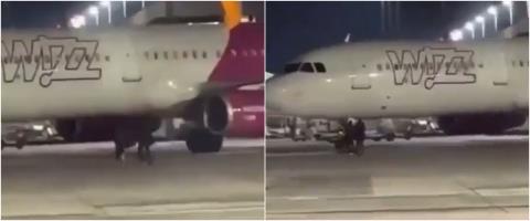 Επιβάτες τρέχουν να προλάβουν την πτήση τους στο αεροδρόμιο της Κολωνίας και συλλαμβάνονται