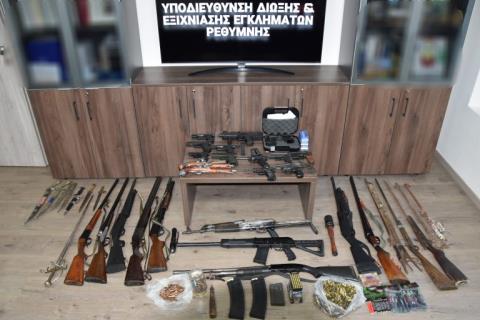 Συνεχίζονται οι συλλήψεις για όπλα και πυρομαχικά στην Κρήτη
