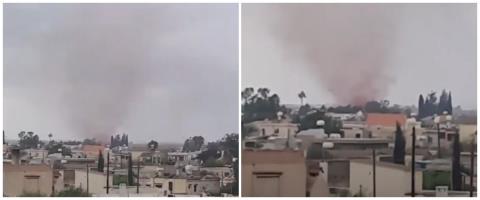 ΒΙΝΤΕΟ: Ανεμοστρόβιλος χτύπησε το Αυγόρου, προκλήθηκαν ζημιές