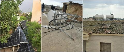 Ανεμοστρόβιλος χτύπησε το Αυγόρου, προκλήθ&eta