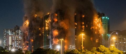 Έφτασαν τους 36 οι νεκροί και 279 οι αγνοούμενοι από την πυρκαγιά στους ουρανοξύστες στο Χονγκ Κονγκ