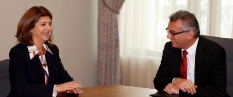 Ξεκάθαρη η Ολγκίν μετά τη συνάντηση με Ερχουρμάν-«Ο κόσμος να συνειδητοποιήσει ότι πρέπει να υποστηρίξει την προσπάθεια των ηγετών»