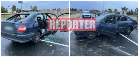 Άγρια συμπλοκή με πέτρες και ξύλα στη μέση του δρόμου στο Λιοπέτρι-Τράπηκαν σε φυγή και εγκατέλειψαν όχημα οι εμπλεκόμενοι (pics)