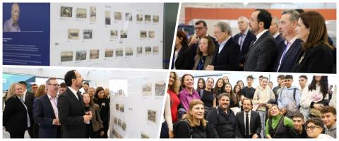 Έκθεση καρτ ποστάλ για ιστορία ΕΕ εγκαινίασε ο Πρόεδρος της Δημοκρατίας στο Αεροδρόμιο Λάρνακας