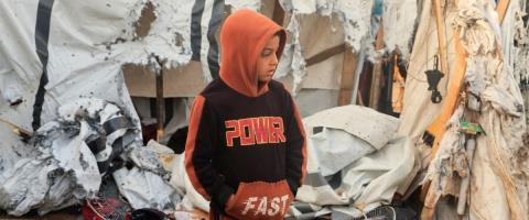 Η κακοκαιρία Byron πνίγει τη Λωρίδα της Γάζας-«Βυθισμένες σκηνές»