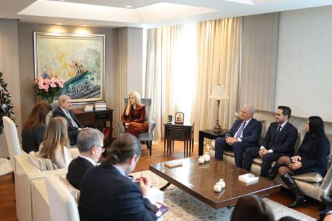 Ζήτησε δυναμική επανέναρξη των διαπραγματεύσεων η Αννίτα Δημητρίου από τον Γιοχάνες Χαν