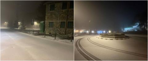 &Beta;&Iota;&Nu;&Tau;&Epsilon;&Omicron;: Έ&pi;&epsilon;&sigma;&alpha;&nu; &omicron;&iota; &pi;&rho;ώ&tau;&epsilon;&sigmaf; &nu;&iota;&phi;ά&delta;&epsilon;&sigmaf; &chi;&iota;&omicron;&nu;&iota;&omicron;ύ &sigma;&tau;&omicron; &Tau;&rho;ό&omicron;&delta;&omicron;&sigmaf;-&Pi;&alpha;&gamma;&epsilon;&tau;ό&sigmaf; &sigma;&tau;&omicron;&upsilon;&sigmaf; &delta;&rho;ό&mu;&omicron;&upsilon;&sigmaf;