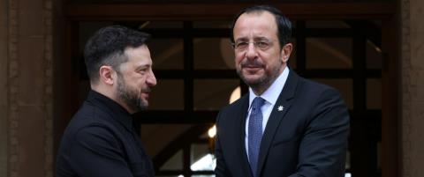 &Epsilon;&pi;&omicron;&iota;&kappa;&omicron;&delta;&omicron;&mu;&eta;&tau;&iota;&kappa;ή &eta; &sigma;&upsilon;&nu;ά&nu;&tau;&eta;&sigma;&eta; &Pi;&rho;&omicron;έ&delta;&rho;&omicron;&upsilon; &mu;&epsilon; &Zeta;&epsilon;&lambda;έ&nu;&sigma;&kappa;&iota;-&laquo;&Eta; &Omicron;&upsilon;&kappa;&rho;&alpha;&nu;ί&alpha; &alpha;&pi;&omicron;&tau;&epsilon;&lambda;&epsilon;ί &kappa;&epsilon;&nu;&tau;&rho;&iota;&kappa;ή &pi;&rho;&omicron;&tau;&epsilon;&rho;&alpha;&iota;ό&tau;&eta;&tau;&alpha; &tau;&eta;&sigmaf; &Kappa;&upsilon;&pi;&rho;&iota;&alpha;&kappa;ή&sigmaf; &Pi;&rho;&omicron;&epsilon;&delta;&rho;ί&alpha;&sigmaf;&raquo;