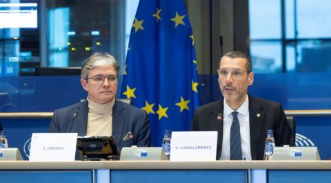 &Omicron; &upsilon;&pi;&omicron;&upsilon;&rho;&gamma;ό&sigmaf; &Upsilon;&gamma;&epsilon;ί&alpha;&sigmaf; &pi;&alpha;&rho;&omicron;&upsilon;&sigma;ί&alpha;&sigma;&epsilon; &sigma;&tau;&omicron; &Epsilon;&upsilon;&rho;&omega;&pi;&alpha;ϊ&kappa;ό &Kappa;&omicron;&iota;&nu;&omicron;&beta;&omicron;ύ&lambda;&iota;&omicron; &tau;&iota;&sigmaf; &pi;&rho;&omicron;&tau;&epsilon;&rho;&alpha;&iota;ό&tau;&eta;&tau;&epsilon;&sigmaf; &tau;&eta;&sigmaf; &Kappa;&upsilon;&pi;&rho;&iota;&alpha;&kappa;ή&sigmaf; &Pi;&rho;&omicron;&epsilon;&delta;&rho;ί&alpha;&sigmaf;