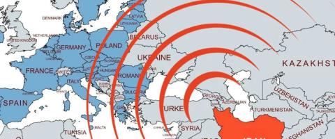 &Omicron; &chi;ά&rho;&tau;&eta;&sigmaf; &mu;&epsilon; &tau;&eta;&nu; &epsilon;&mu;&beta;έ&lambda;&epsilon;&iota;&alpha; &beta;&alpha;&lambda;&lambda;&iota;&sigma;&tau;&iota;&kappa;ώ&nu; &pi;&upsilon;&rho;&alpha;ύ&lambda;&omega;&nu; &tau;&omicron;&upsilon; &Iota;&rho;ά&nu; &pi;&rho;&omicron;&sigmaf; &tau;&eta;&nu; &Epsilon;&upsilon;&rho;ώ&pi;&eta;
