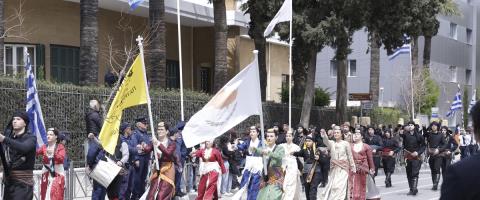 Έστειλαν μηνύματα ενότητας για το Κυπριακό ανήμερα της επετείου της ελληνικής επανάστασης Αρχηγοί και εκπρόσωποι κομμάτων