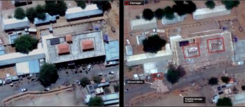 Δορυφορικές εικόνες αποκαλύπτουν ίχνη πυρκαγιάς σε καταυλισμό εκτοπισμένων στο Σουδάν