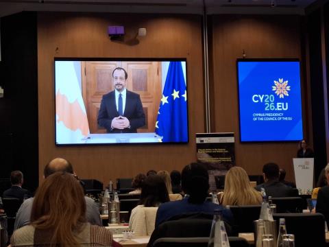 Ν. Χριστοδουλίδης: Η κλιματική αλλαγή δεν αποτελεί πλέον μόνο περιβαλλοντική προτεραιότητα, αλλά μια στρατηγική επιτακτική ανάγκη