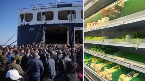 Ελλείψεις σε τρόφιμα, κλειστά τυροκομεία και κινητοποιήσεις στο λιμάνι-Σε πίεση η Λέσβος λόγω αφθώδους πυρετού