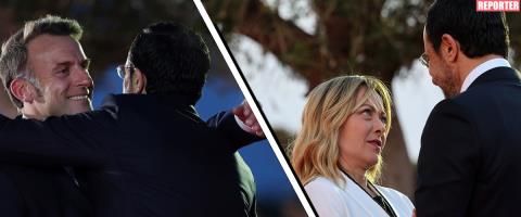Η θερμή υποδοχή Χριστοδουλίδη στους Ευρωπαίους ηγέτες, η ζεστή αγκαλιά σε Μελόνι και Μακρόν και ο Αντόνιο Κόστα που κοιτούσε την ώρα (pics)