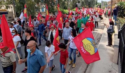 Πορείες σε όλη την Κύπρο για την Εργατική Πρωτομαγιά-Οι εκδηλώσεις σε κάθε πόλη