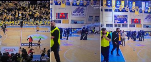 Υπό τετραήμερη κράτηση ο 19χρονος για τα επεισόδια στον αγώνα ΑΕΛ-ΑΠΟΕΛ στο futsal