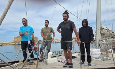 Παραμένει στο λιμανάκι της Κάτω Πάφου το πλοιάριο του Global Sumud Flotilla-Τρία από τα μέλη του πληρώματος του σκάφους έφυγαν
