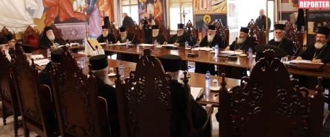 &Upsilon;&pi;ό &tau;&eta;&nu; &kappa;&rho;ί&sigma;&eta; &tau;&eta;&sigmaf; &Iota;&epsilon;&rho;ά&sigmaf; &Sigma;&upsilon;&nu;ό&delta;&omicron;&upsilon; &omicron;&iota; &upsilon;&pi;&omicron;&psi;ή&phi;&iota;&omicron;&iota; &gamma;&iota;&alpha; &tau;&omicron;&nu; &theta;&rho;ό&nu;&omicron; &tau;&eta;&sigmaf; &Pi;ά&phi;&omicron;&upsilon;-&Pi;ώ&sigmaf; &theta;&alpha; &gamma;ί&nu;&epsilon;&iota; &eta; &epsilon;&kappa;&lambda;&omicron;&gamma;ή &tau;&omicron;&upsilon; &nu;έ&omicron;&upsilon; &Mu;&eta;&tau;&rho;&omicron;&pi;&omicron;&lambda;ί&tau;&eta;