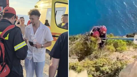 ΒΙΝΤΕΟ: Πήγε να βγάλει selfie και έπεσε σε γκρεμό στη Ζάκυνθο 22χρονος τουρίστας-Εγκλωβίστηκε σε πεύκο και σώθηκε