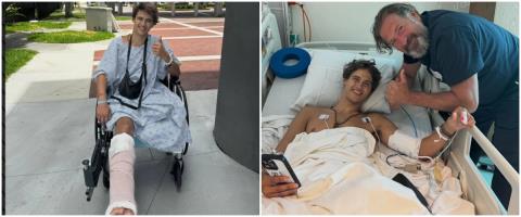 Συγκλονίζει ο Σταύρος Φλώρος-«Η φωτογραφία δεν δείχνει άνθρωπο που έχασε πόδι, αλλά έναν που βρήκε μέσα του δύναμη που δεν ήξερε ότι είχε»