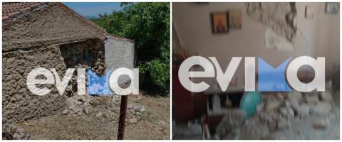 Ζημιές και κατολισθήσεις από το σεισμό στην Ελλάδα-Καρέ καρε