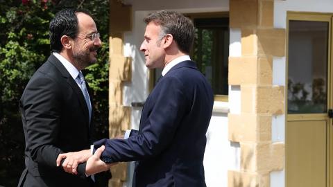 Με αναφορές σε Μακρόν η ικανοποίηση Χριστοδουλίδη για τη συμ