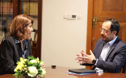 Συνεχίζει τις επαφές της στη Λευκωσία η Ολγκίν-Βλέπει αρχηγο