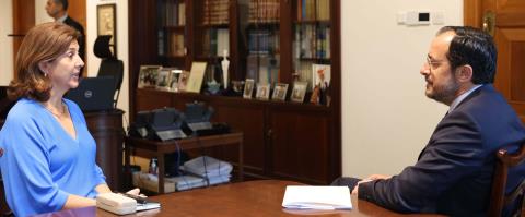 Ανεβάζει στροφές η Ολγκίν για προετοιμασία της άτυπης πενταμερούς-Ικανοποιημένη από τον γύρο επαφών στη Λευκωσία όπου επιστρέφει σ